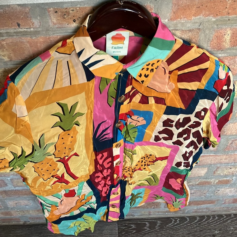 FARM Rio
TROPICAL COLLAGE
PAJAMA SHIRT
TROPICAL COLLAGE - Picture 2 of 11